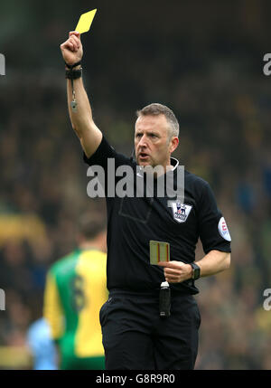 Norwich City v Manchester City - Barclays Premier League - Carrow Road Banque D'Images