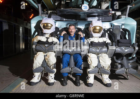 Galactica ride at Alton Towers Banque D'Images