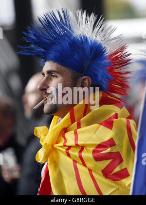 Ecosse / France - 2016 - tournoi des Six Nations Murrayfield BT Banque D'Images