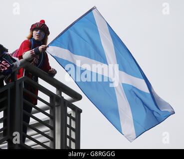 Ecosse / France - 2016 - tournoi des Six Nations Murrayfield BT Banque D'Images