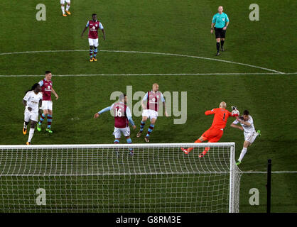 Swansea City v Aston Villa - Barclays Premier League - stade Liberty Banque D'Images