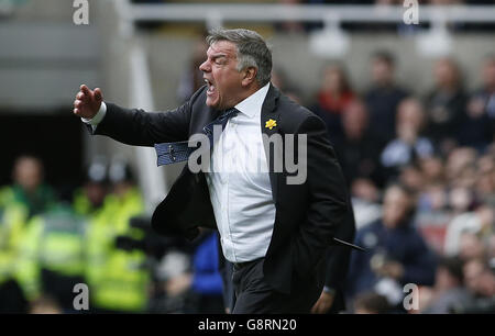 Newcastle United contre Sunderland - Barclays Premier League - St James' Park.Sam Allardyce, directeur de Sunderland, lors du match de la Barclays Premier League au St James' Park, à Newcastle. Banque D'Images