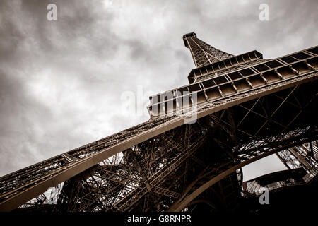 La Tour Eiffel à Paris, France Banque D'Images