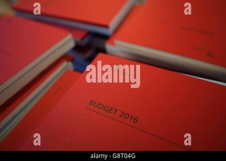 Budget de 2016 Banque D'Images