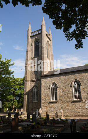 L'Irlande, Sligo, Drumcliff, église St Columbas Banque D'Images