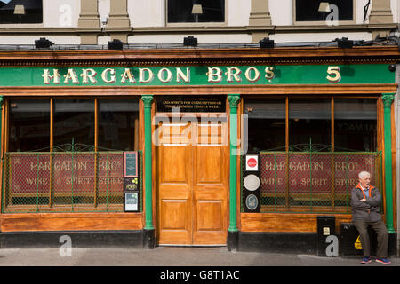 L'Irlande, Sligo, Sligo, O'Connell Street, Hargadon Brothers bar Banque D'Images