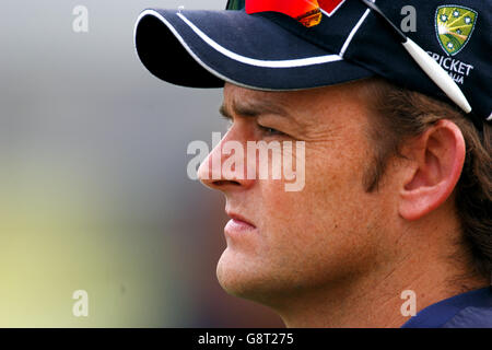 Cricket - les cendres - npower troisième Test - Angleterre / Australie - Old Trafford. Adam Gilchrist, Australie Banque D'Images