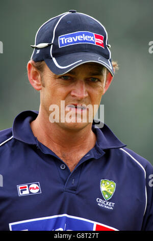 Cricket - les cendres - npower troisième Test - Angleterre / Australie - Old Trafford. Adam Gilchrist, Australie Banque D'Images