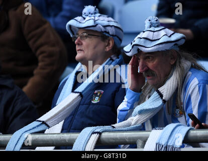 Coventry City / Swindon Town - Sky Bet League One - Ricoh Arena.Coventry City Supporters dans les stands Banque D'Images