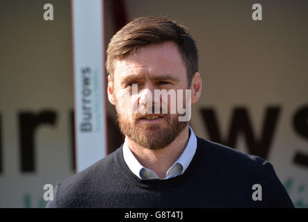 Barnsley v Scunthorpe United - Sky Bet League One - Oakwell. Graham Alexander, directeur de Scunthorpe United Banque D'Images