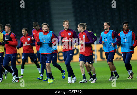 Allemagne / Angleterre - match amical - France Session de formation - Stade olympique Banque D'Images