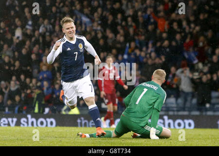 Ecosse / Danemark - International Friendly - Hampden Park Banque D'Images