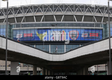 Barnsley v Oxford United - Trophée de peinture de Johnstone - Final - Stade de Wembley Banque D'Images