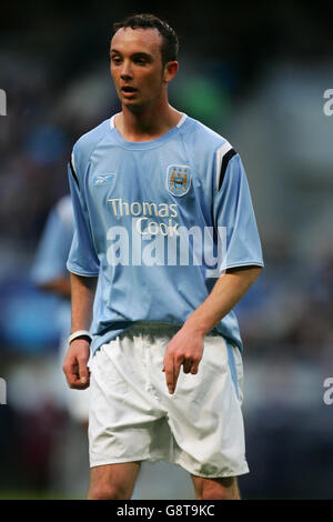 Football - Manchester Senior Cup - finale - Manchester City / Manchester United - City of Manchester Stadium. Stephen Irlande, Manchester City Banque D'Images