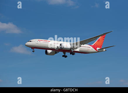 Boeing 787-8 Dreamliner d'Air India VT-d'ANL. 10 492 SCO. Banque D'Images