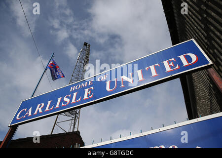 Carlisle United v Bristol Rovers - Sky Bet League deux - Brunton Park Banque D'Images