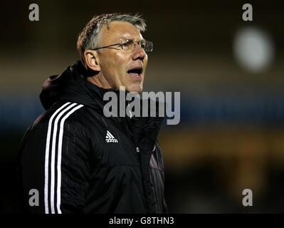 Southend United / Sheffield United - Sky Bet League One - Roots Hall.Nigel Adkins, directeur de Sheffield United, lors du match de la Sky Bet League One au Roots Hall, Southend. Banque D'Images