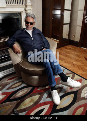 Andrea Bocelli interview - Londres Banque D'Images