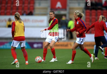 S European 2017 qualification match au stade AESSEAL New York, Rotherham. Banque D'Images