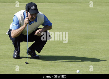 bal en action lors du Seve Trophée contre GB & Ireland au Wynyard Golf Club, Billingham, jeudi 22 septembre 2005. APPUYEZ SUR ASSOCIATION photo. Le crédit photo devrait se lire: Owen Humphreys/PA. Banque D'Images