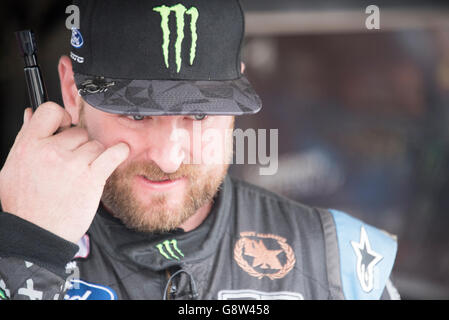 Vaughn Gittin Jr à Goodwood Festival of Speed 2016 Banque D'Images