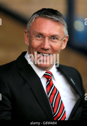 Southend United / Sheffield United - Sky Bet League One - Roots Hall. Nigel Adkins, directeur de Sheffield United Banque D'Images