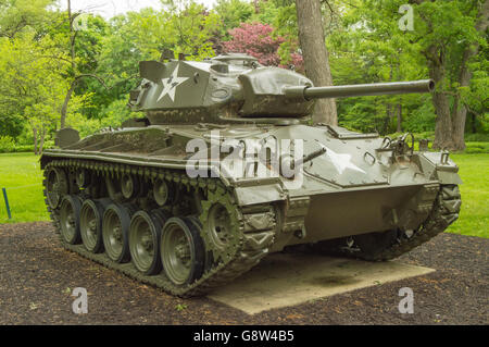 M24 Chaffee tank léger Banque D'Images