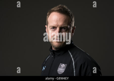 Cricket - Surrey CCC Media Day - The Kia Oval. Surrey 2e XI entraîneur Alistair Brown Banque D'Images