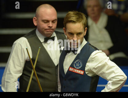 Betfred Championnat du monde de snooker 2016 - Jour 1 - Le théâtre Crucible Banque D'Images