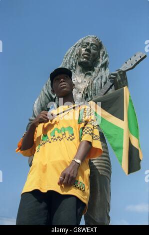 - Qualification de la Coupe du Monde de Football - La Jamaïque Mexique v Banque D'Images