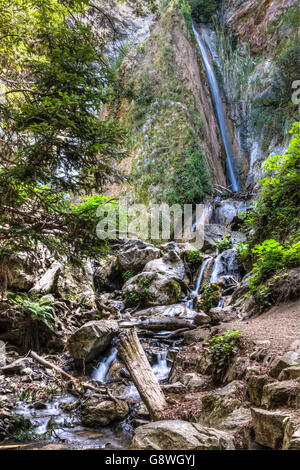 Limekiln creek falls big sur californie Banque D'Images