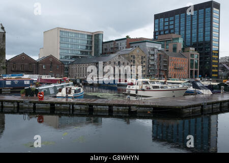 Les quais de silicium est un surnom pour la région de Dublin, Irlande autour de Grand Canal Dock, où de nombreuses entreprises techniques sont basées. Banque D'Images