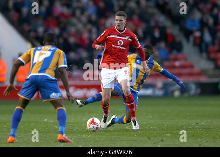 Walsall v Shrewsbury Town - Sky Bet la League One - Banques's Stadium Banque D'Images