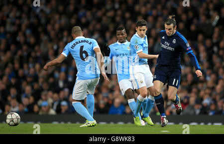 Manchester City v Real Madrid - Ligue des Champions - Demi-finale - Première étape - Etihad Stadium Banque D'Images