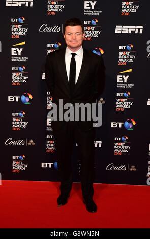 BT Sport Industry Awards 2016 - Londres.Brian O'Driscoll participe aux BT Sport Industry Awards 2016 à Battersea Evolution, à Londres. Banque D'Images