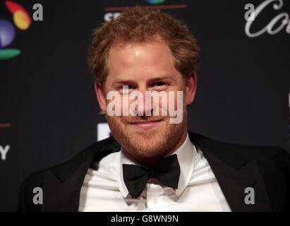 BT Sport Industry Awards 2016 - Londres.Le Prince Harry assistera aux BT Sport Industry Awards 2016 à Battersea Evolution, à Londres. Banque D'Images