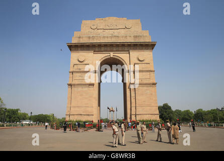 Visite royale à l'Inde et le Bhoutan - Jour 2 Banque D'Images