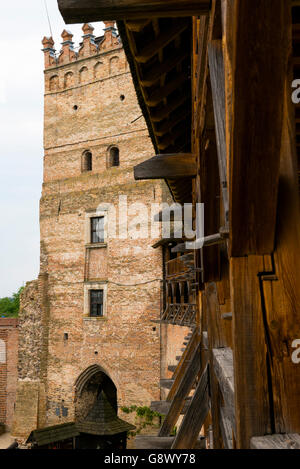 La tour de la porte du château de Lubart à Loutsk, Ukraine Banque D'Images