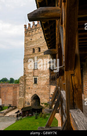 La tour de la porte du château de Lubart à Loutsk, Ukraine Banque D'Images