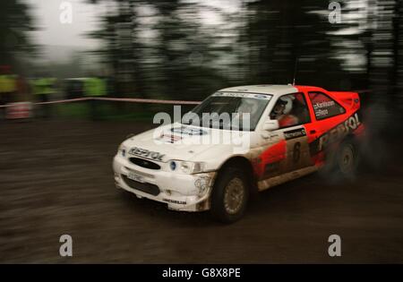 - Rallye Rallye RAC Q Réseau - Pays de Galles Banque D'Images