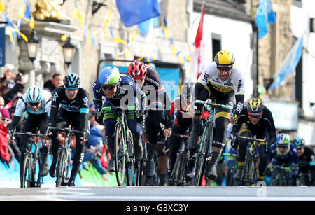 2016 Tour de Yorkshire - Première étape - Beverley pour régler Banque D'Images