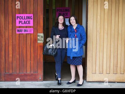 Les élections du Parlement écossais campagne 2016 Banque D'Images