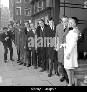 Al Mancini et Denny Dayviss - Mariage Westminster, London Banque D'Images