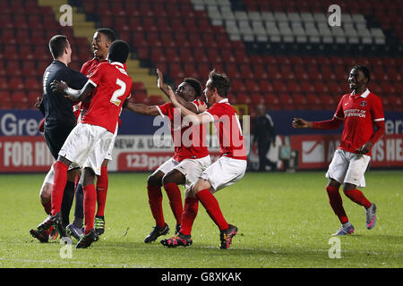 Charlton Athletic v Sheffield United - U18 Ligue de développement professionnel 2 - Final - La Vallée Banque D'Images