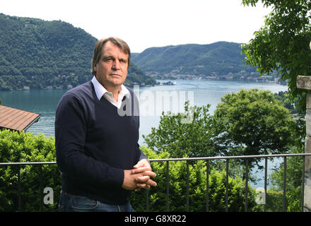 Caractéristique Marco Tardelli. Marco Tardelli, ancien joueur et directeur italien Banque D'Images