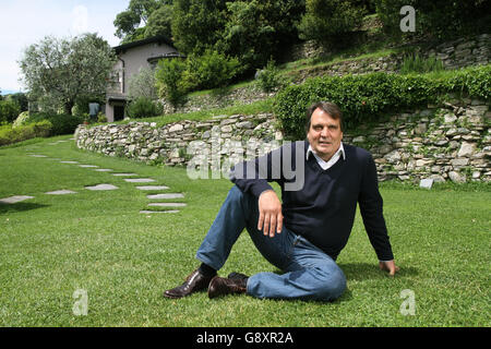 Caractéristique Marco Tardelli. Marco Tardelli, ancien joueur et directeur italien Banque D'Images