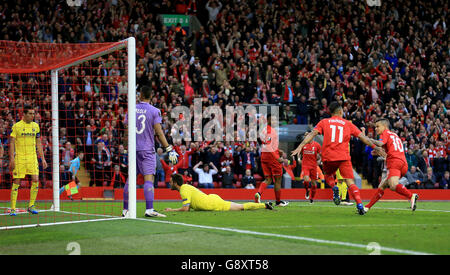 Liverpool v Villarreal - UEFA Europa League - Semi Final - deuxième manche - Anfield Banque D'Images