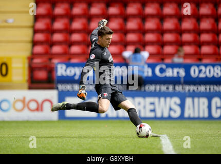 Charlton Athletic v Burnley - Sky Bet Championship - The Valley. Nick Pope, gardien de but de Charlton Athletic Banque D'Images