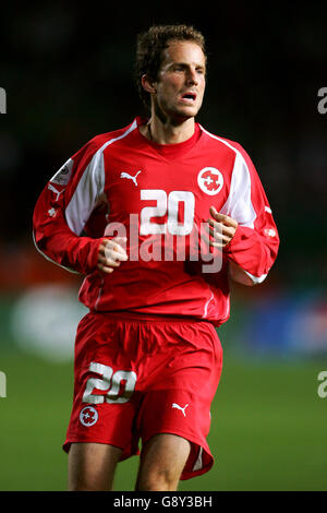 Football - Coupe du Monde 2006 Qualifications - Groupe 4 - Irlande / Suisse - Lansdowne Road Banque D'Images