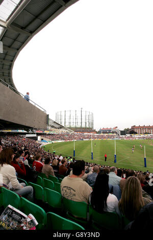 Vue générale de l'ovale Brit accueillant les Dockers de Fremantle Et West Coast Eagles Banque D'Images